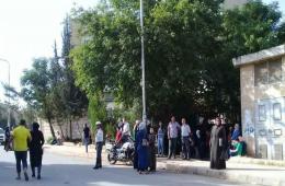 توافد 1500 طالب من مخيم النيرب لتقديم امتحانات الثانوية 