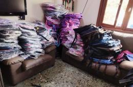 تخصير 400 حقيبة لتوزيعها على الأيتام في المخيمات الفلسطينية