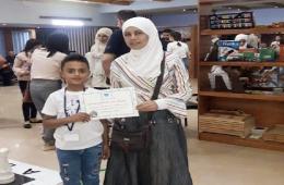 طفل فلسطيني يحرز المركز الثاني بالحساب الذهني على مستوى سوريا 