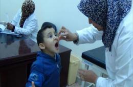 مخيم جرمانا.. حملة لقاحات ضد شلل الأطفال