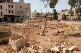 مخيم درعا.. شكوى من تعرض مقبرة الحديقة للعبث والسرقة 