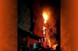 حريق منزل في مخيم جرمانا يخلف إصابات وأضرار مادية