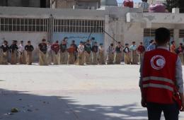 الهلال الفلسطيني ينظم نشاطاً ترفيهياً للأطفال واليافعين في حلب