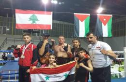 فلسطيني يحصل على ميداليتين ذهبية وفضية في بطولة كأس أندية العرب 