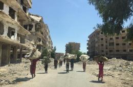 مخيم اليرموك.. شكاوى من استمرار ظاهرة التعفيش 