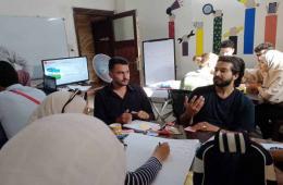 مركز جسور ينظم دورة ريادة أعمال لعدد من اللاجئين الفلسطينيين