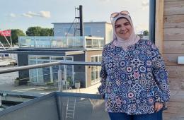 السويد.. مهندسة فلسطينية سورية تشرف على أكبر مشروع لإنشاء بيوت وفلل عائمة 