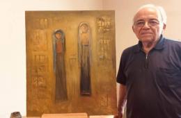 الحركة التشكيلية الفلسطينية تودع الفنان إبراهيم هزيمة