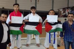 أطفال فلسطينيون يحققون مراكز متقدمة في بطولة ريف دمشق للكاراتيه