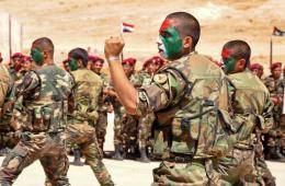 عناصر من جيش التحرير الفلسطيني يبدون استعدادهم وجاهزيتهم للدفاع عن غزة 