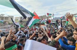 فلسطينيو الشمال السوري يشعرون بالعجز والحزن تجاه مأساة غزة