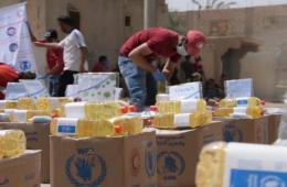 ارتفاع أسعار السلل الغذائية يزيد من أزمة العائلات الفلسطينية والسورية المستفيدة