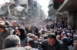 الفلسطينيون في سورية يحيون الذكرى 12 لمجزرة “الميغ” في مخيم اليرموك