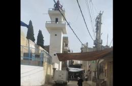 شبهات بعمليات سرقة من مشروع ترميم مسجد بمخيم النيرب 