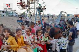 بالصور: أجواء عيد الأضحى في مخيم جرمانا 