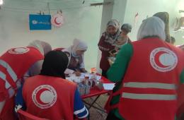 الهلال الأحمر الفلسطيني يطلق حملة طبية للأطفال في حلب
