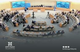 جنيف. مجموعة العمل تطالب في مجلس حقوق الإنسان بضمان حقوق فلسطينيي سورية في مصر