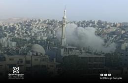 دمشق.. ارتقاء فلسطيني سوري بقصف إسرائيلي على منطقة المزة 