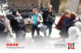 فريق تطوعي يطلق حملة إحصائية شاملة في مخيم جرمانا