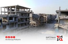 بدء المرحلة الأولى من ترميم منازل مخيم اليرموك بعد عيد الفطر