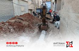 مخيم درعا.900 عائلة ستستفيد من مشروع نرويجي لتحسين البنية التحتية