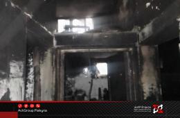 300 مليون ليرة خسائر حريق منزل في مخيم السيدة زينب