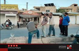 مخيم خان الشيح.. إطلاق مبادرة لإنارة الشارع العام