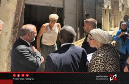 السفير التركي يطّلع على أوضاع مخيم اليرموك وبرامج الأونروا في دمشق