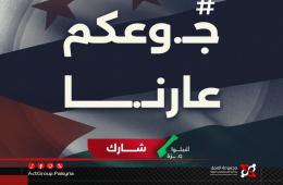 مجموعة العمل تشارك في حملة جوعكم عارنا تضامنًا مع غزة