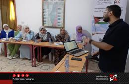 مخيم سبينة. استكمال فعاليات دورة صحافة الموبايل لليوم الثاني