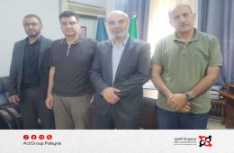 دمشق.. لقاء مشترك بين مجموعة العمل وهيئة اللاجئين الفلسطينيين لتعزيز التعاون