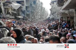 مجموعة العمل .مخيم اليرموك له النسبة الأكبر من الضحايا، بواقع 1596 شخصاً من المخيم وحده