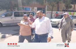 مخيم السيدة زينب. زيارة ميدانية تبحث الاحتياجات الخدمية والصحية وحقوق اللاجئين