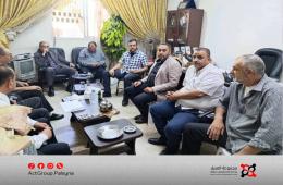 وفد من الهيئة العامة للاجئين يزور مخيم العائدين ويبحث احتياجاته الخدمية