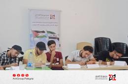 اختتام دورة الكتابة للصورة في مخيم خان الشيح بتقديم مشاريع عملية للمتدربين