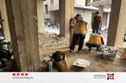 العثور على رفات مدنيين قرب موقع مجزرة التضامن في دمشق