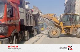 لجنة مخيم اليرموك تطلق حملة نظافة وتطالب بمحولات كهربائية جديدة