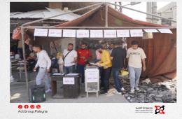 حملة "نحن أهلها" لتعبيد شوارع مخيم الحسينية