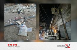 مخيم جرمانا. صيانة طارئة لشبكة الكهرباء في المخيم وسط ضعف الإمكانيات وغياب الدعم