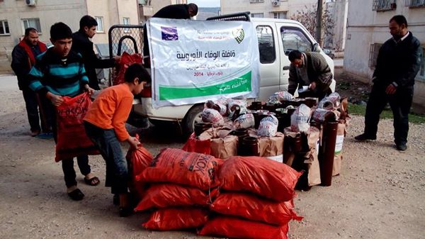 Heating Coal and Heaters were distributed to the Displaced Palestinian Syrian Families at Kilis City in Turkey.