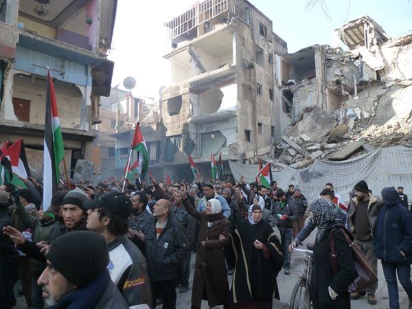 Violent Clashes After the Failure of Entering Food Aids to the Yarmouk Camp.