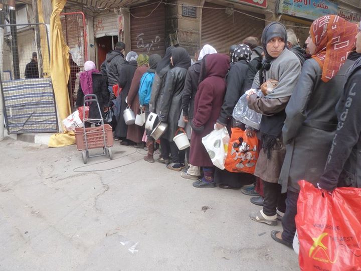 Water, Health, and Nutrition Crises still Continue in the Yarmouk Camp in Damascus.
