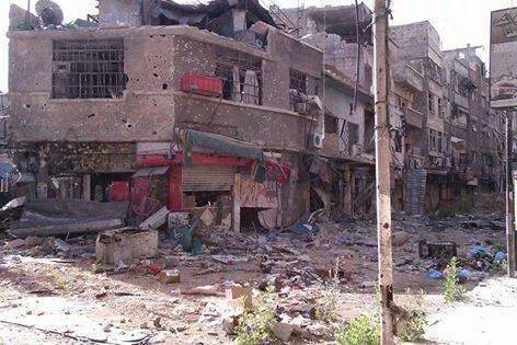 Clashes Broke out  in the Yarmouk Camp in Damascus.