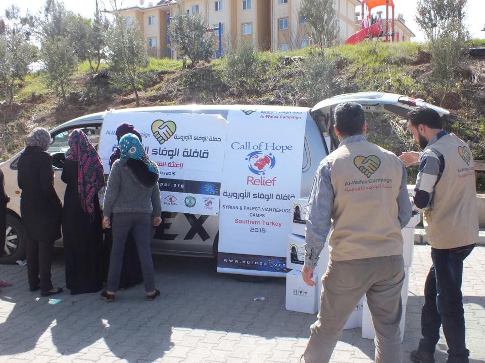 Al Wafaa European Campaign Continues Distributing its Aids South of Turkey.