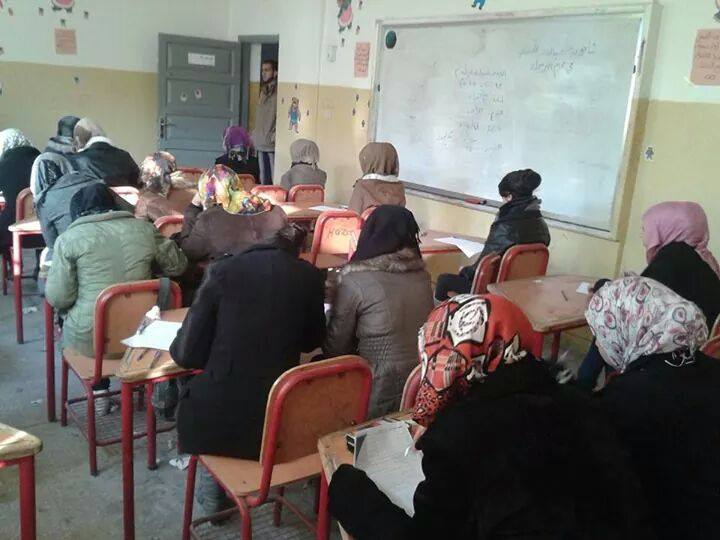 Setting the Appointment of the Students to get out of Yarmouk for their Exams
