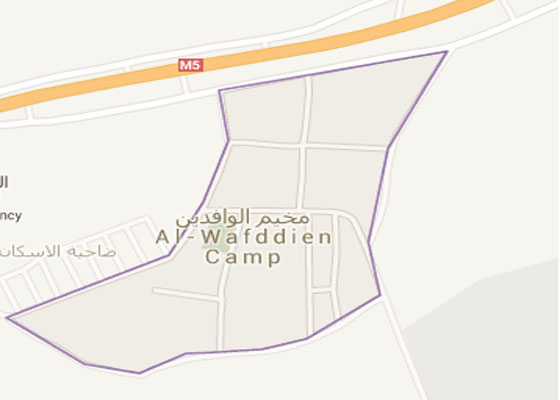 Mortar Shells Target Al Wafedeen Camp 