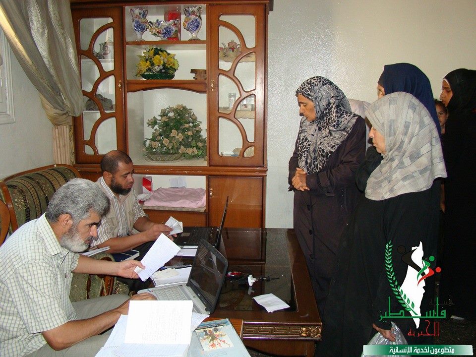 The Palestine Charity Continues to Present Its Services to the Residents of Yarmouk Camp