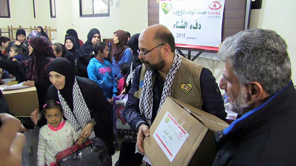 Al-Wafaa European Campaign starts its "Together for Warm Winter Campaign" from Ain Al-Hilweh camp.