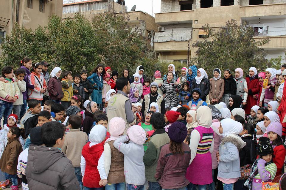 Recreational and educational activities for Palestinian refugee children in the several camps in Syria.
