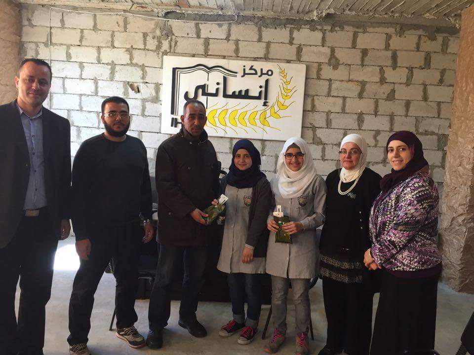 PRS in Lebanon Committee honours two students at Insani Centre in Sidon.